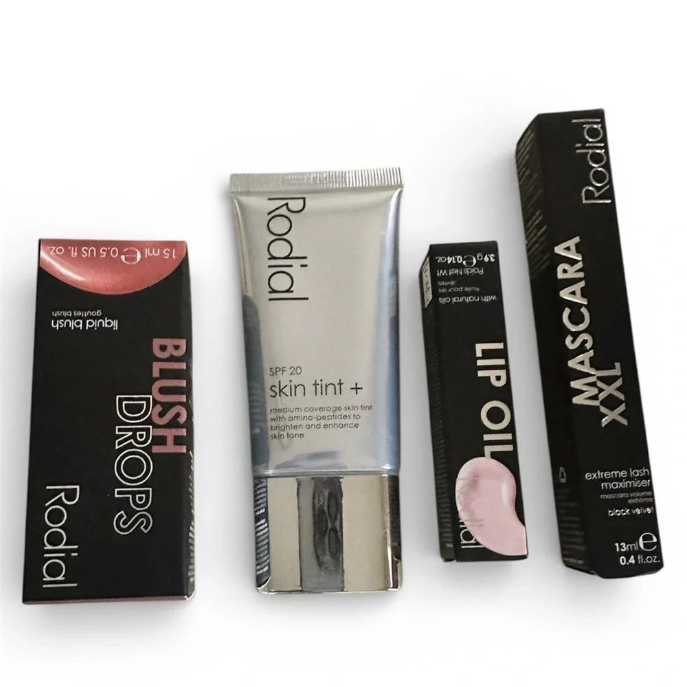 Rodial Blush Drops and Makeup Essentials
